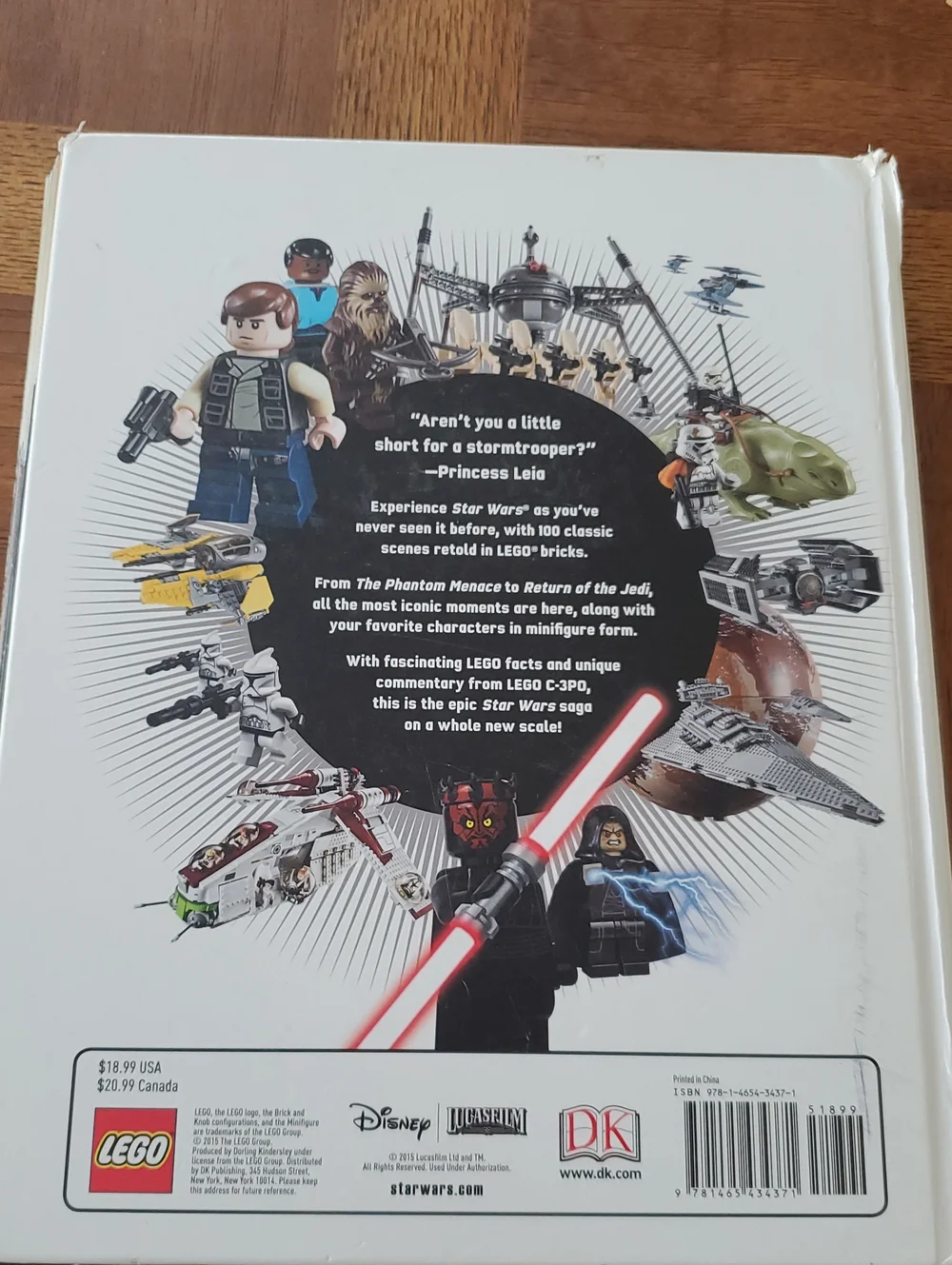LEGO Star Wars In 100 Scenes - White Kids Toy Book
